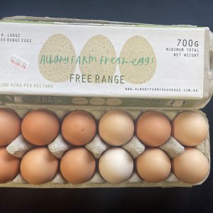 ALBANY FREE RANGE EGGS 700GM