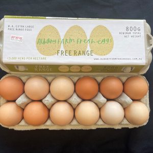 ALBANY FREE RANGE EGGS 800GM